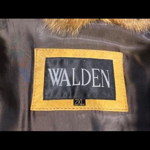 Men’s Gold dyed fox Jacket